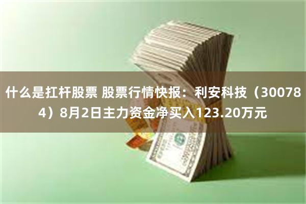 什么是扛杆股票 股票行情快报：利安科技（300784）8月2日主力资金净买入123.20万元