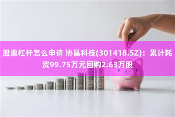 股票杠杆怎么申请 协昌科技(301418.SZ)：累计耗资99.75万元回购2.63万股