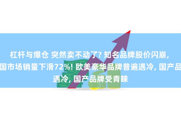 杠杆与爆仓 突然卖不动了? 知名品牌股价闪崩, 上半年中国市场销量下滑72%! 欧美豪华品牌普遍遇冷, 国产品牌受青睐